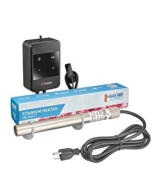 100 w水族馆钛加热器w / Finnex控制器