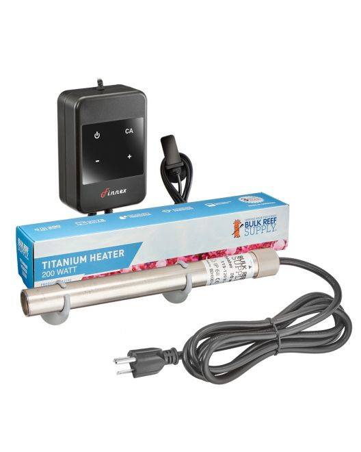 200 w水族馆钛加热器w / Finnex控制器
